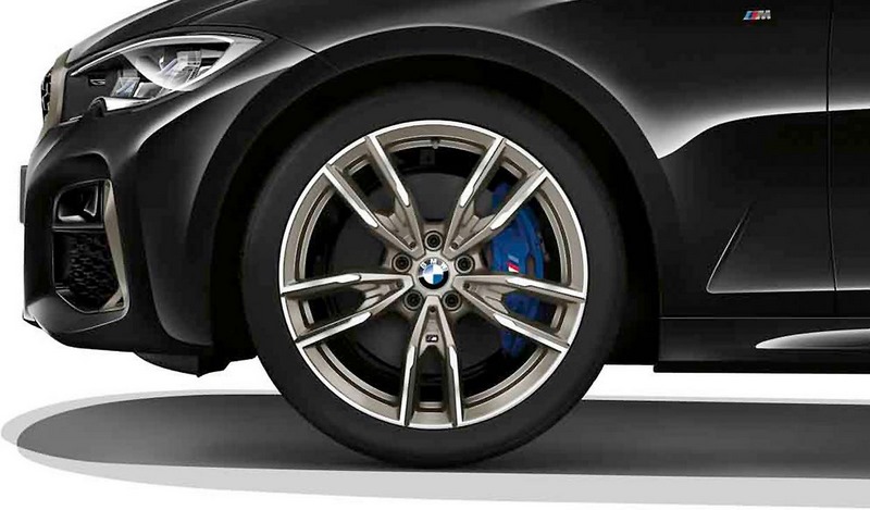 BMW純正Alufelge M double -Pakes 792 Bicolor（Ceriumgrey / glossy）8.5j x 19 et 40リアアクスル3シリーズG20 G21 4シリーズG22 G23 | 36118089895