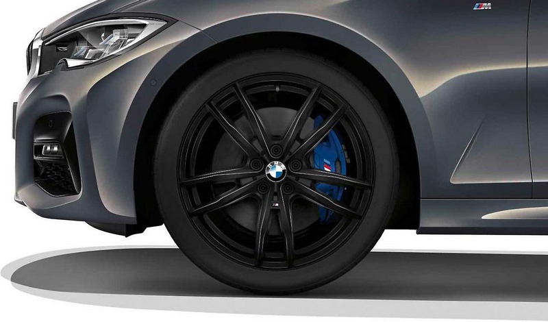 BMW純正Alufelge M double -Pakes 791 Black 8J x 19 et 27 Vorder Axle 3シリーズG20 G21 4シリーズG22 G23 | 36118090094