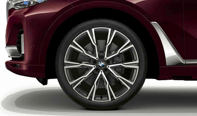 BMW本物のAlufelge Y-Speiche 758 Orbitgrey 10.5j x 22 et 43 Hinter Axle x7 G07 | 36118090109