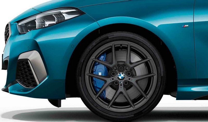 BMW純正アルフェルジMパフォーマンスY-スペイチェ554 orbitgrey 8j x 18 et 54フロントアクスル /リアアクスル1シリーズF40 2シリーズF44 | 36118092353