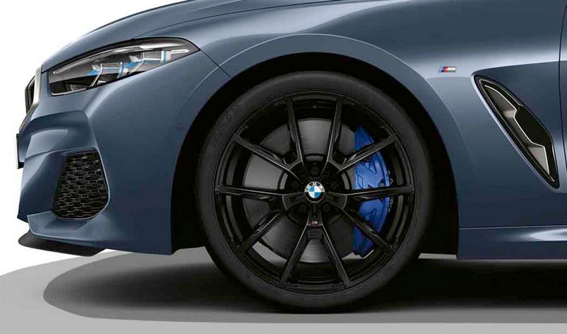 BMW純正Alufelge M Y-Speiche 728 Jet Black uni 8j x 20 et 26 Vorder Axle 8er G15 G16 | 36118097240