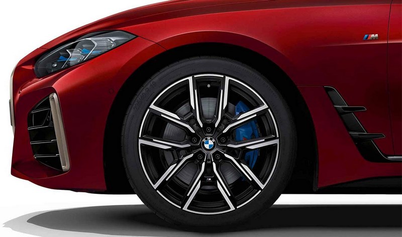 BMW本物のAlufelge M Y-Speiche 859 Bicolor（Jet Black Uni / Herracht）9J X 19 ET 42 HINTER AXLE 4シリーズI4 G26 | 36118747305