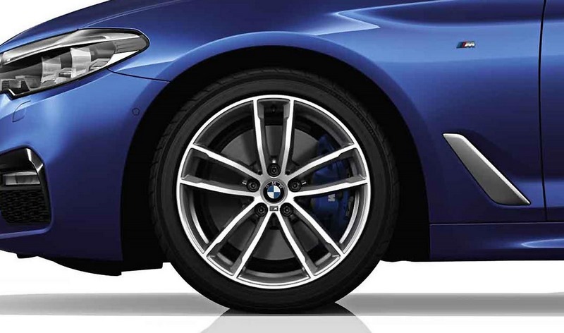 BMW純正Alufelge M double -pear 662 Bicolor（Orbit Gray / Glossy）8J X 18 ET 30 FRONT AXLE / LEAR AXLE 5シリーズG30 G31 | 36118747407