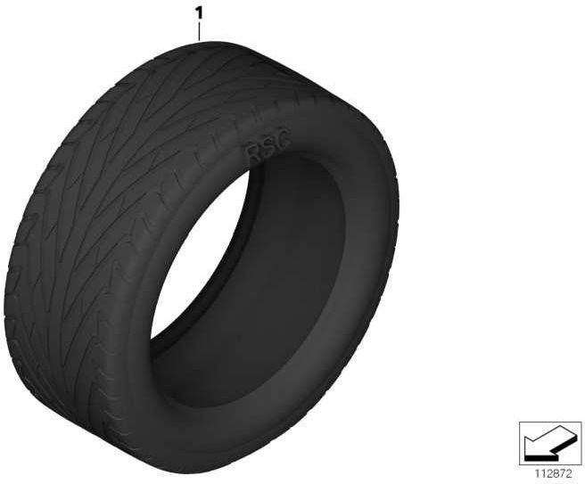 BMW本物のPirelli Cinturato P7 R-F 225/45R18 91V X1 MINI（36120396388）| 36120396388