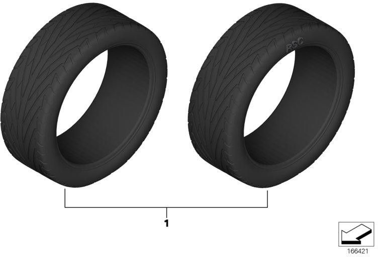 BMW本物のダンロップSPスポーツMAXX GT ROF 245/50R18 100W（3612296628）| 3612296628