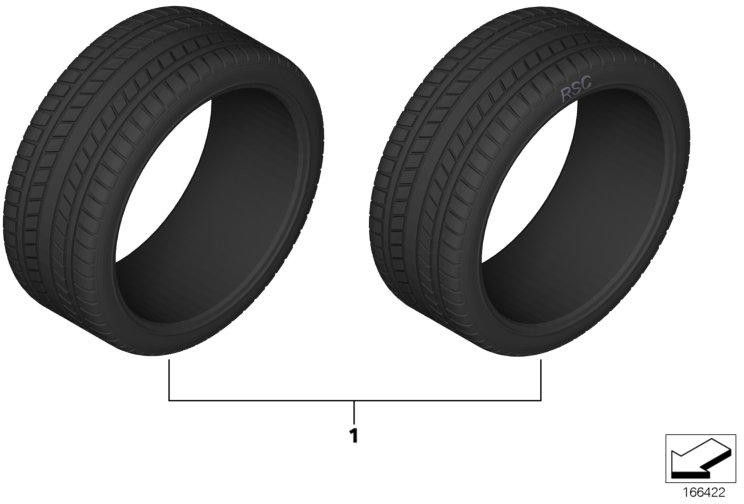 BMW本物のPirelli Cinturato P7 R-F 225/50R18 95W（36122327832）| 36122327832