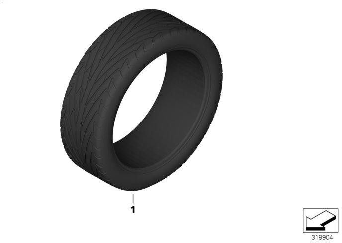 BMW本物のブリデゲートンポテンザS 001 245/40R20 99W（36122352657）| 36122352657