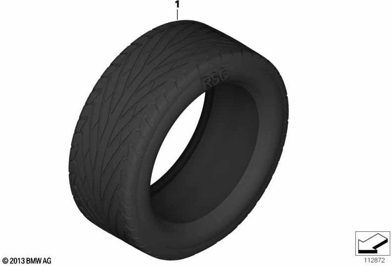 BMW本物のPirelli P-ZeroR-F 245/45R19 98y（36122405213）| 36122405213
