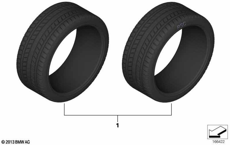 BMW本物のグッドイヤーウルトラグリップ8パフォーマンス245/45R18 100V（36122412999）| 36122412999