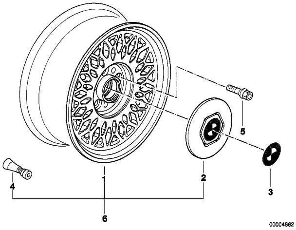 BMW本物のhabenカバーD = 169mm 5シリーズ（36131180113）| 36131180113