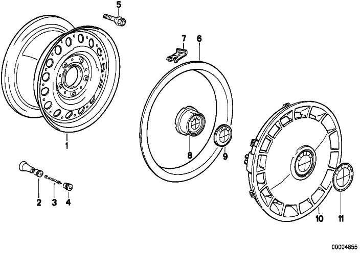 BMW本物のサイクリング異なるd = 392mm 3シリーズ（36131180667）| 36131180667