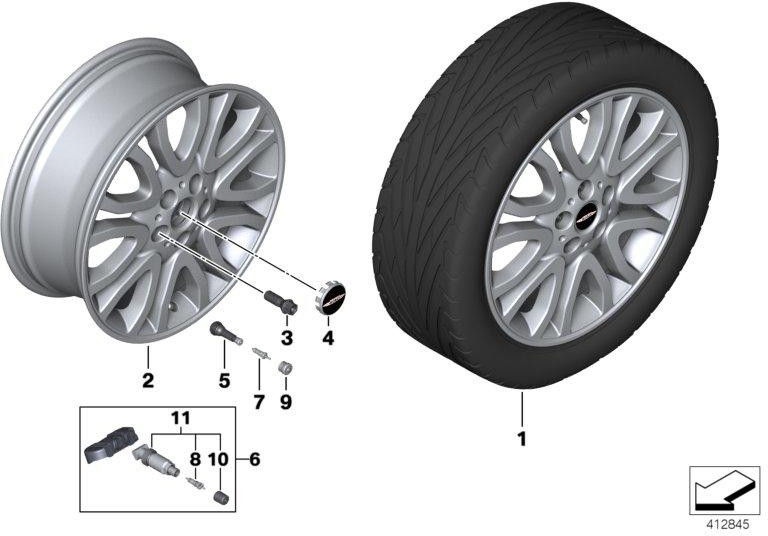 BMW純正HABEN COVER MINI YOURS MINI（36136884966）| 36136884966