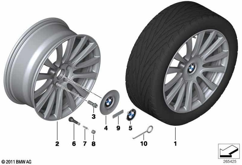 BMW本物のハブカバーorbitgrey d = 158mm（36138091908）| 36138091908