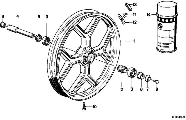 BMW純正バルブD = 15mm 5er（36317653064）| 36317653064