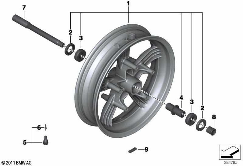 BMW本物のグルーブボールベアリング6204-DU（36318549126）| 36318549126