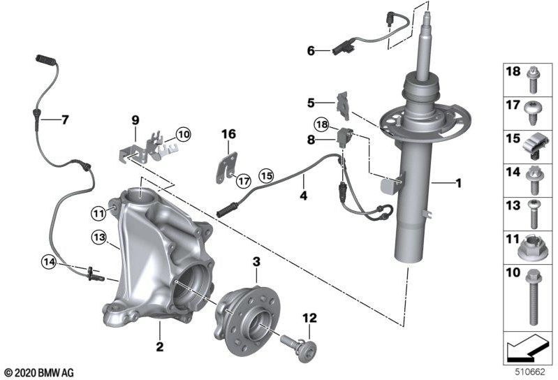 BMW本物のアダプターケーブルVDC VA（37108067509）| 37108067509