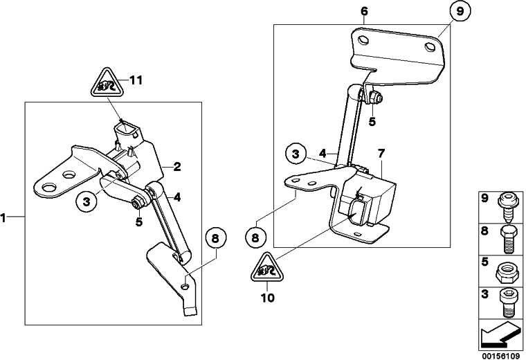 BMWバックミニの本物の高度センサー（37146853759）| 37146853759