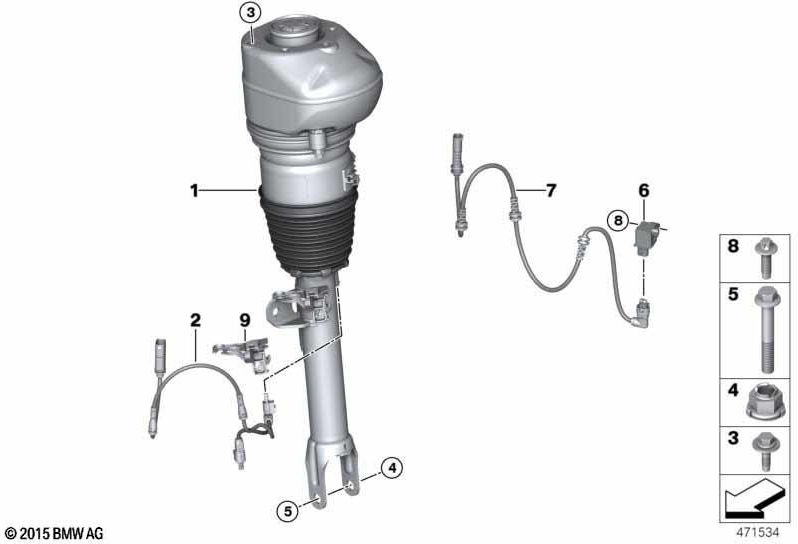 BMW純正ケーブルホイールアクセラレーションセンサー（37146861345）| 37146861345