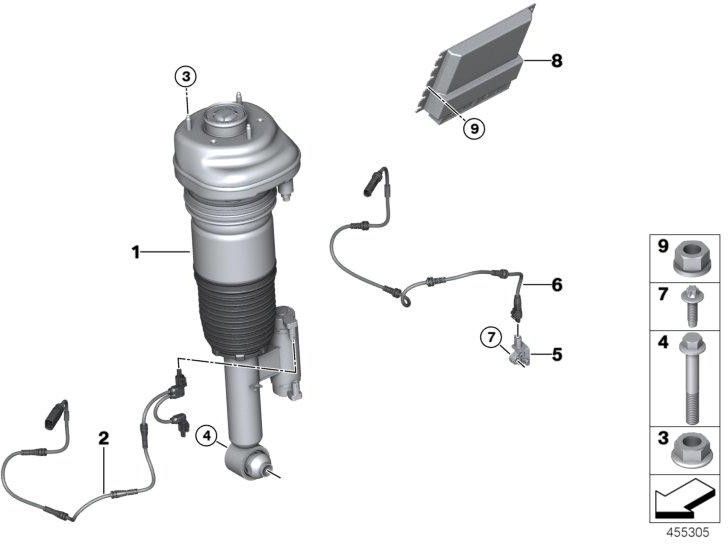 BMW純正ケーブルホイールアクセラレーションセンサー（37146861346）| 37146861346