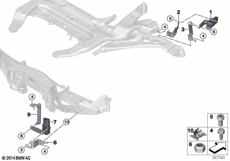 BMW純正ホルター後部のHöhesensensor（37146881444）| 37146881444