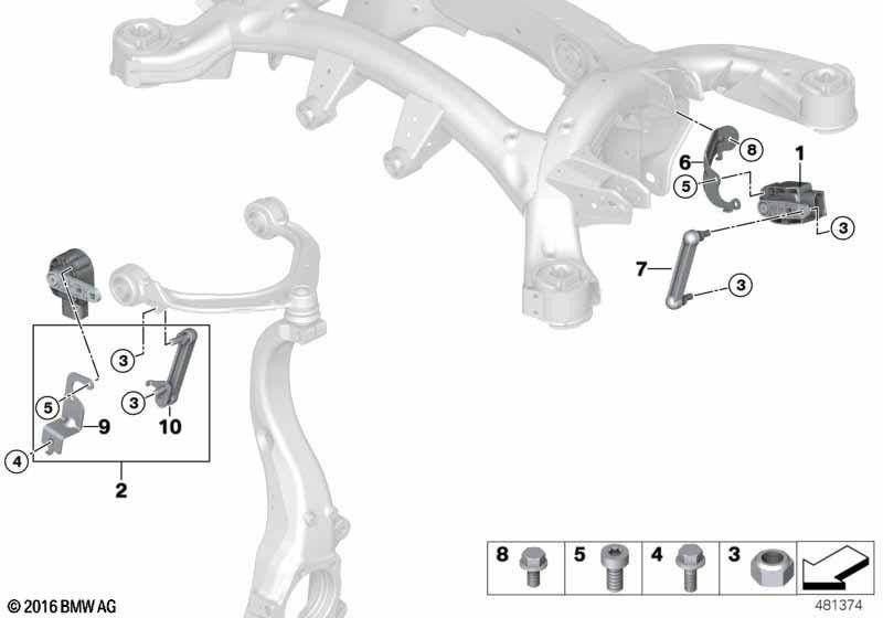 BMW純正ホルターHöhesensenorLeft（37146883037）| 37146883037
