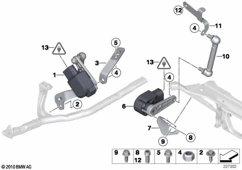 BMW右側の本物のホルターリテルガルテンロッド（37149806683）| 37149806683