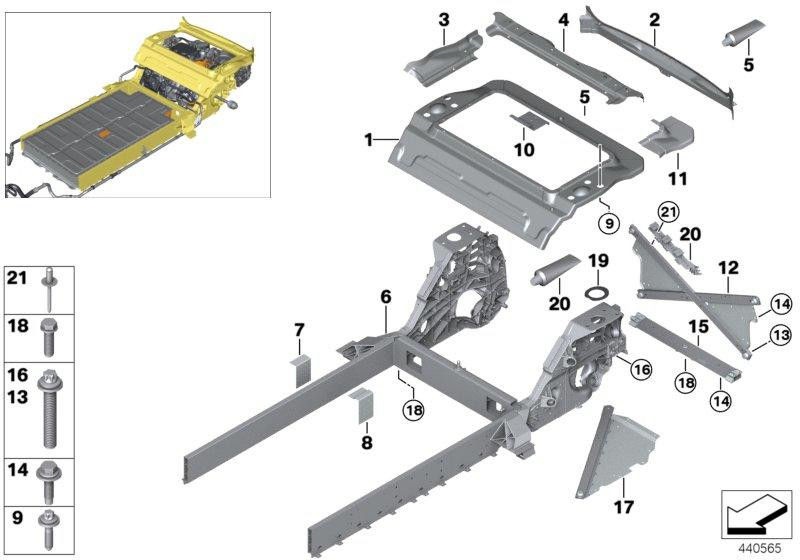 BMW本物のクロスストラット（3920688859）| 39206868859
