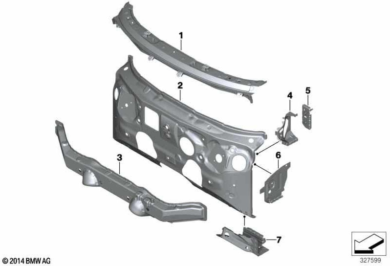 BMW左側の本物の補強録音サポートパイプ（41007360137）| 41007360137