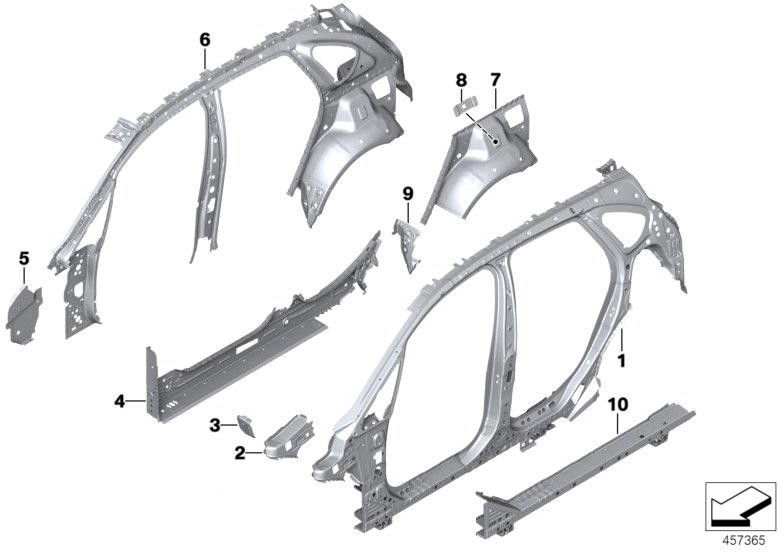 BMW左の本物のエントリ（41007402219）| 41007402219