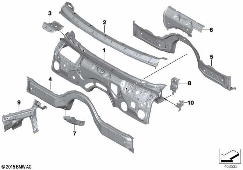 BMW右側の本物のパーティション集計ルーム（41007412948）| 41007412948