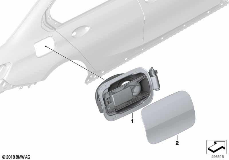 BMW本物のFindle Flap（41007433430）| 41007433430