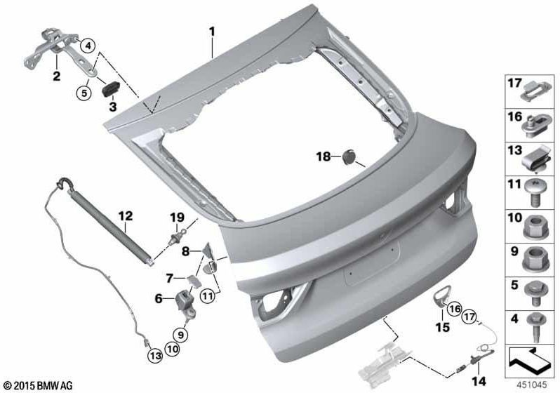 BMW純正Kugelbolzen（41007458666）| 41007458666