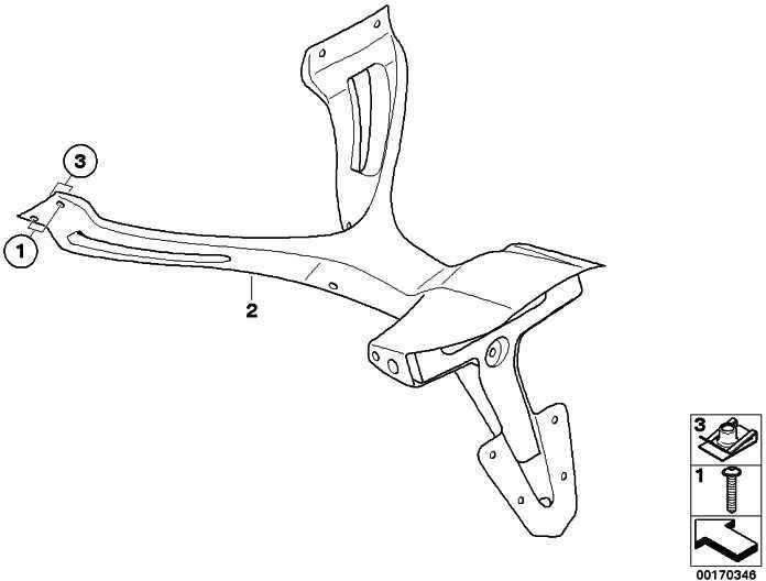 宝くじ保護付きBMW純正リンセンネジM6x30MK 7シリーズ（41007709548）| 41007709548