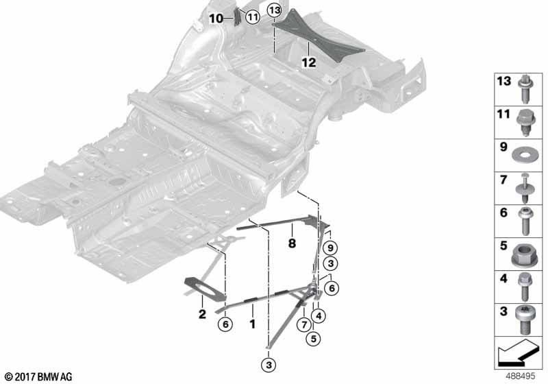 BMW純正ストレブ（41008062433）| 41008062433