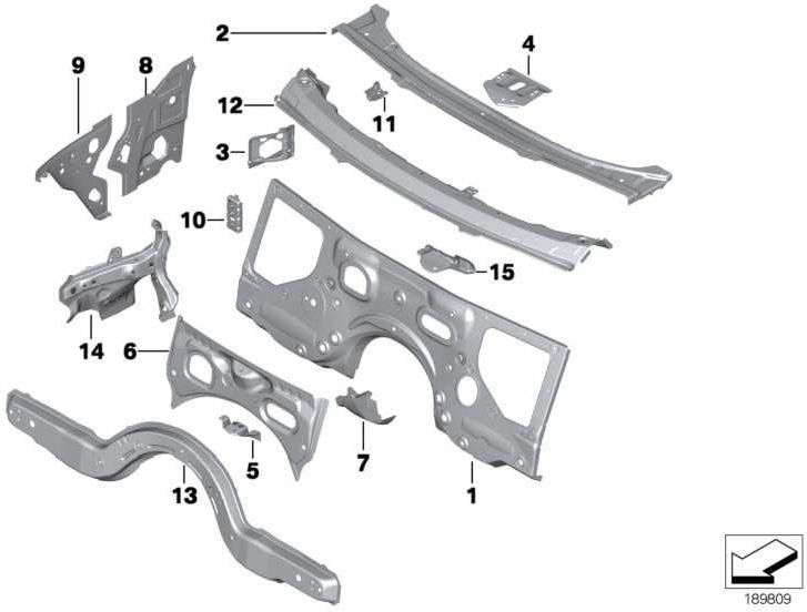 BMW純正録音v-Strut Right（41137204076）| 41137204076