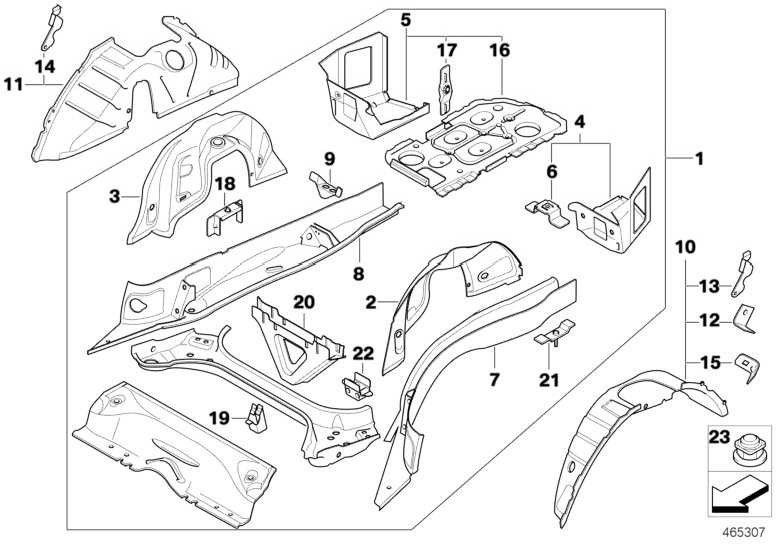 BMW純正Radhausリアインナーハーフ左3シリーズ1シリーズ（41147460557）| 41147460557