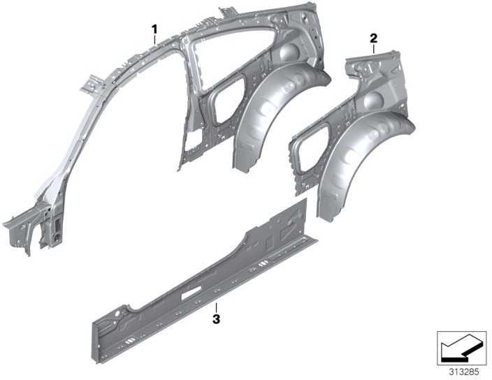 BMWリア右4er（41218060228）の本物のラダウスボウル41218060228