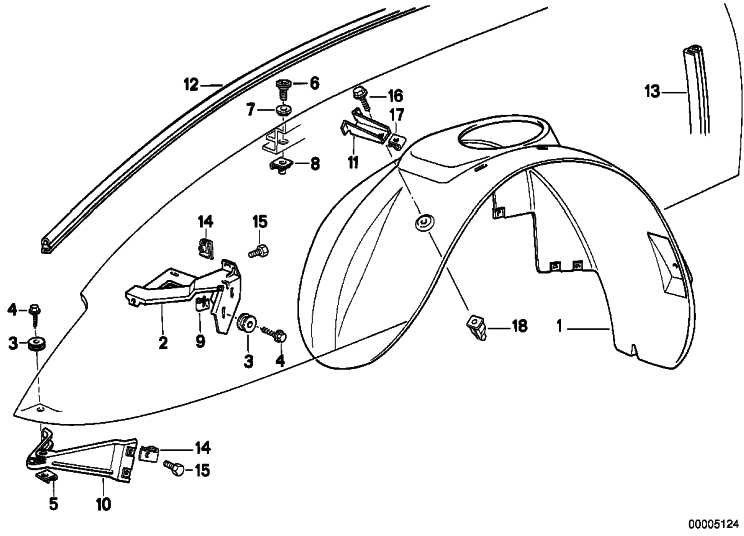 BMW純正トルクススクリューISA M6X16 5シリーズ7シリーズZ1 Z3 Z4（41352290799）| 41352290799