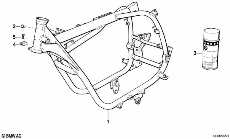 BMW本物のフレームForeeping Blue U318（46512331611）| 46512331611