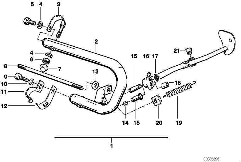 BMW本物のサイドサポート（46531242949）| 46531242949