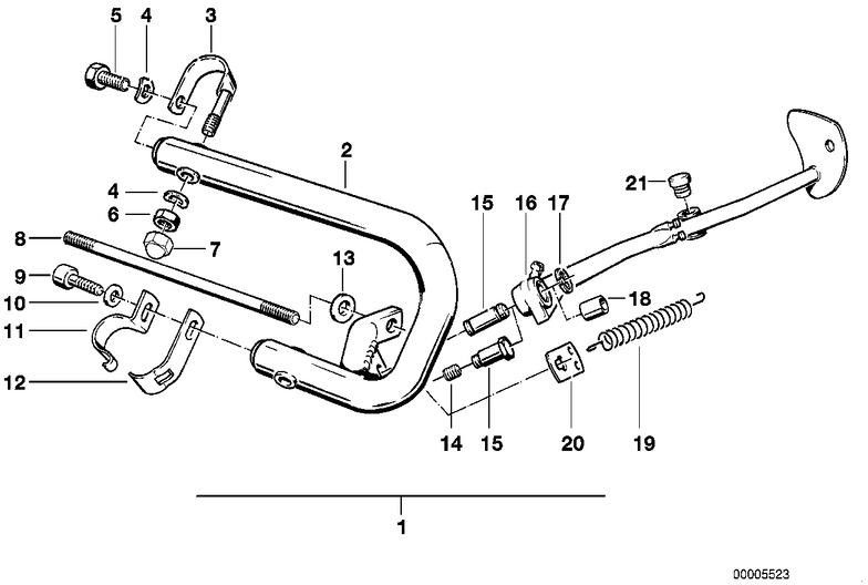 BMW本物のサイドサポートSW（46532311720）| 46532311720