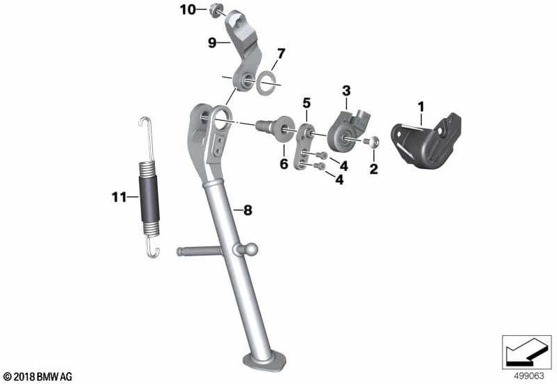 BMW本物のサイドサポート（46539457861）| 46539457861