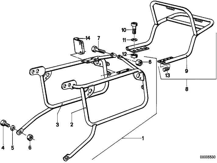 BMW本物の荷物ラックマットブラックR R50/5-R90（46541239480）| 46541239480