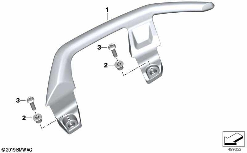 BMW右側の本物のハンドルハンドル（46548566832）| 46548566832
