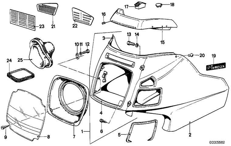 BMW本物のフォームグラス（46631239110）| 46631239110