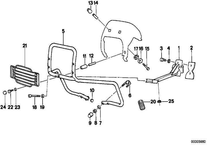 BMW本物のホルターR（46632307321）| 46632307321