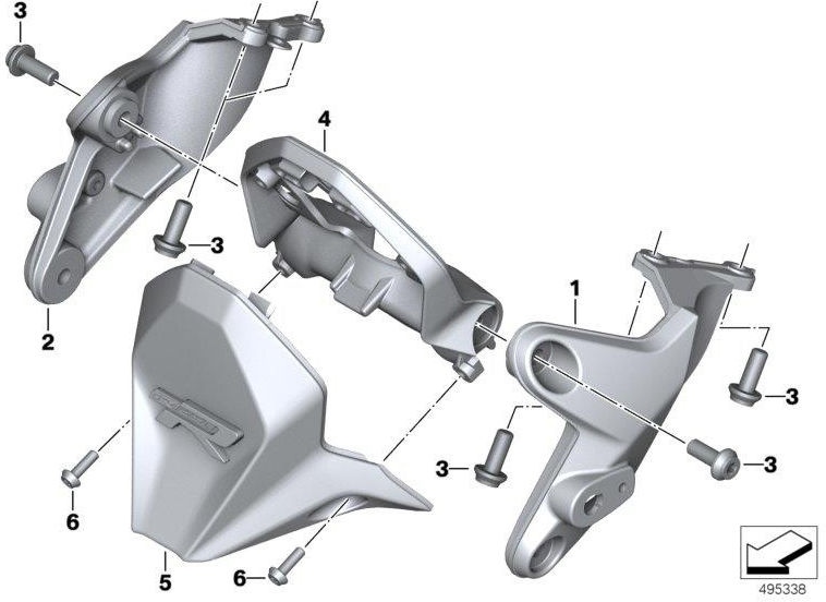 BMW本物の楽器カバー（46638392893）| 46638392893