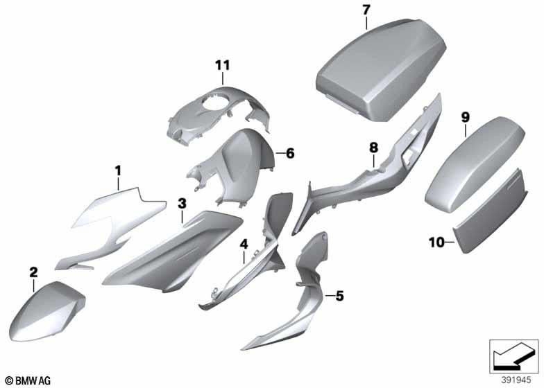 BMW本物のFunkkast Dutel Low Raw Part / Blank（46638548525）| 46638548525