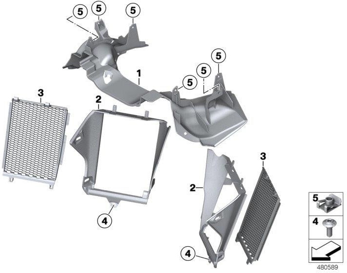 BMW本物のGabel Abdivation（46638556657）| 46638556657