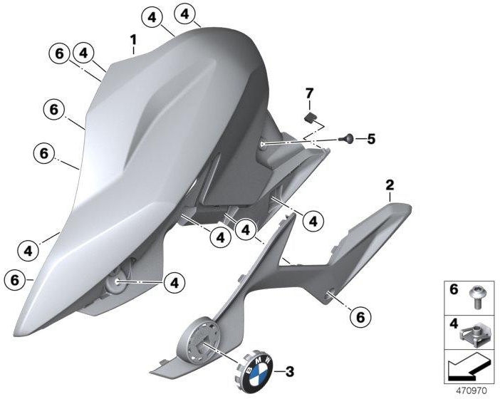 BMW本物のプラーク左左（46638556771）| 46638556771